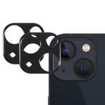 2Pcs/Set Aluminum Alloy Wear-resistant Precise Cutout Durable Camera Lens Protectors for iPhone 13 6.1 inch/13 mini 5.4 inch