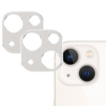 2Pcs/Set Aluminum Alloy Wear-resistant Precise Cutout Durable Camera Lens Protectors for iPhone 13 6.1 inch/13 mini 5.4 inch