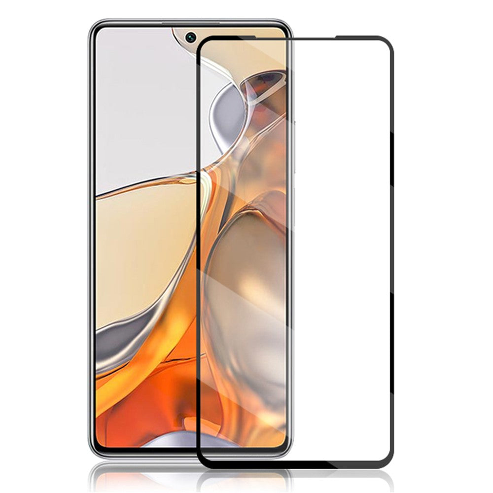 MOCOLO anti-fingeraftryk, slidstærk, silketrykt, fuldklæbende HD-skærmbeskyttelsesfilm i hærdet glas til Xiaomi 11T/11T Pro