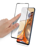 MOCOLO anti-fingeraftryk, slidstærk, silketrykt, fuldklæbende HD-skærmbeskyttelsesfilm i hærdet glas til Xiaomi 11T/11T Pro