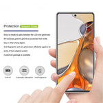 MOCOLO anti-fingeraftryk, slidstærk, silketrykt, fuldklæbende HD-skærmbeskyttelsesfilm i hærdet glas til Xiaomi 11T/11T Pro