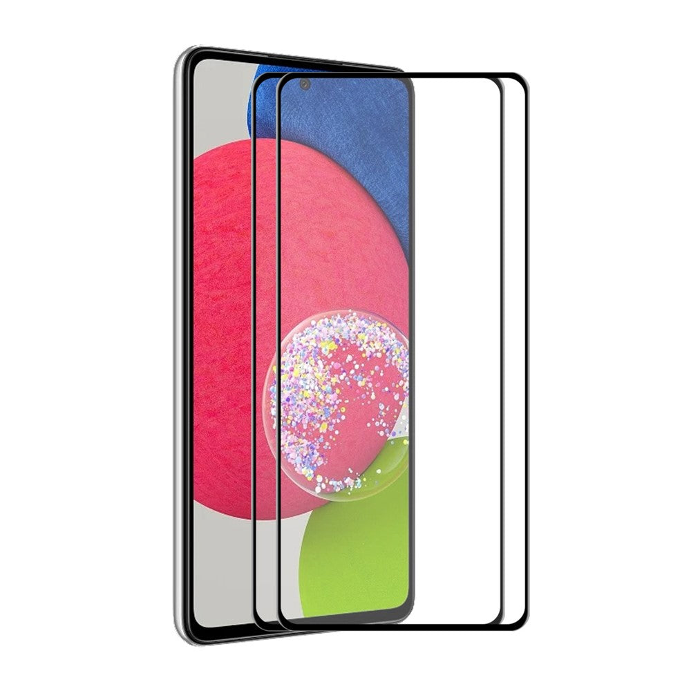 ENKAY HAT PRINCE 2Pcs / Set Full Coverage Anti-fingerprint HD Clarity Full Glue 6D Silk Printing Screen Protector for Samsung Galaxy A52 4G / 5G / A52s 5G