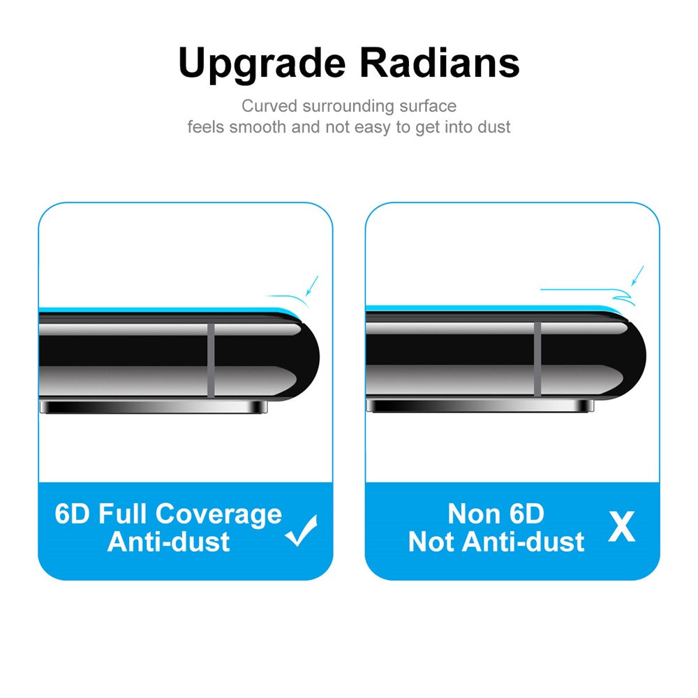 ENKAY HAT PRINCE 2Pcs / Set Full Coverage Anti-fingerprint HD Clarity Full Glue 6D Silk Printing Screen Protector for Samsung Galaxy A52 4G / 5G / A52s 5G