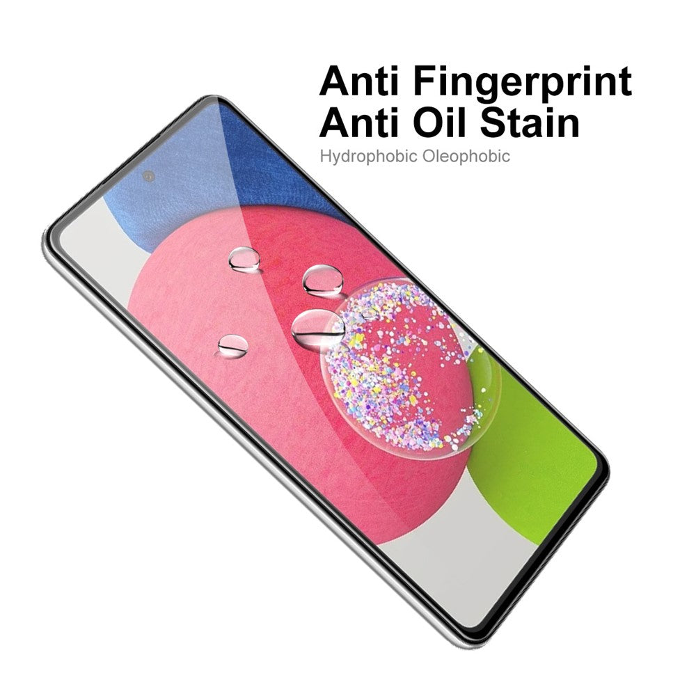ENKAY HAT PRINCE 2Pcs / Set Full Coverage Anti-fingerprint HD Clarity Full Glue 6D Silk Printing Screen Protector for Samsung Galaxy A52 4G / 5G / A52s 5G
