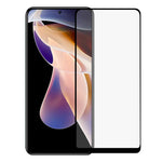 Ultra Clear Full Coverage Full Glue 0.2mm Black Edge Tempered Glass Screen Protector for Xiaomi Redmi Note 11 5G (China) (MediaTek)/Note 11S 5G/Note 11T 5G