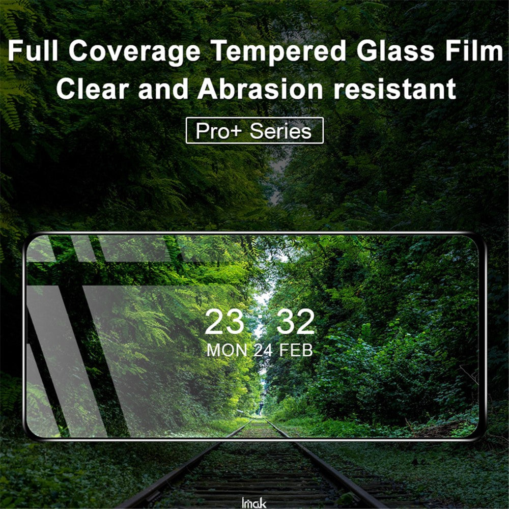 IMAK Pro+-serien Ultraklar Heltäckande Helklistrande 9H Reptålig Härdad Glasfilm för Xiaomi Redmi Note 11 Pro+ 5G/Redmi Note 11 Pro 5G (Kina) (MediaTek)