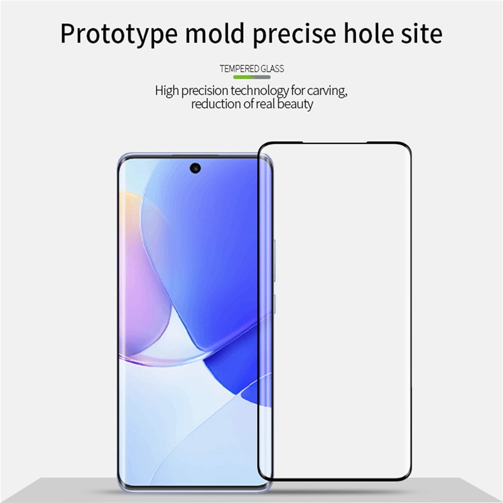 MOFI Hot Bending 3D Curved Full Glue Tempered Glass Full Screen Protector Film for Huawei nova 9