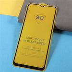 Full Screen Full Glue Solid Defense Silk Printing 9D Anti-explosion HD Clear Tempered Glass Film for Oppo A55 5G