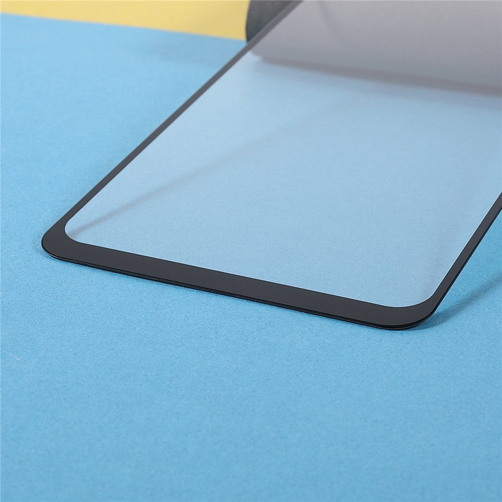 Full Screen Full Glue Solid Defense Silk Printing 9D Anti-explosion HD Clear Tempered Glass Film for Oppo A55 5G