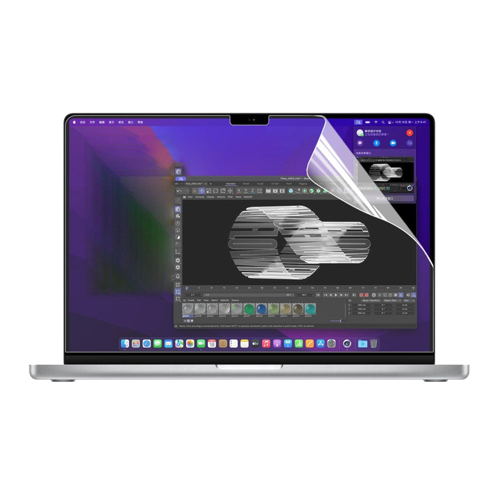 ENKAY HAT PRINCE For MacBook Pro 16 inch (2024) M4 A3403 / A3186 / (2023) M3 A2991 / M2 A2780 / (2021) (A2485) PET Screen Protector