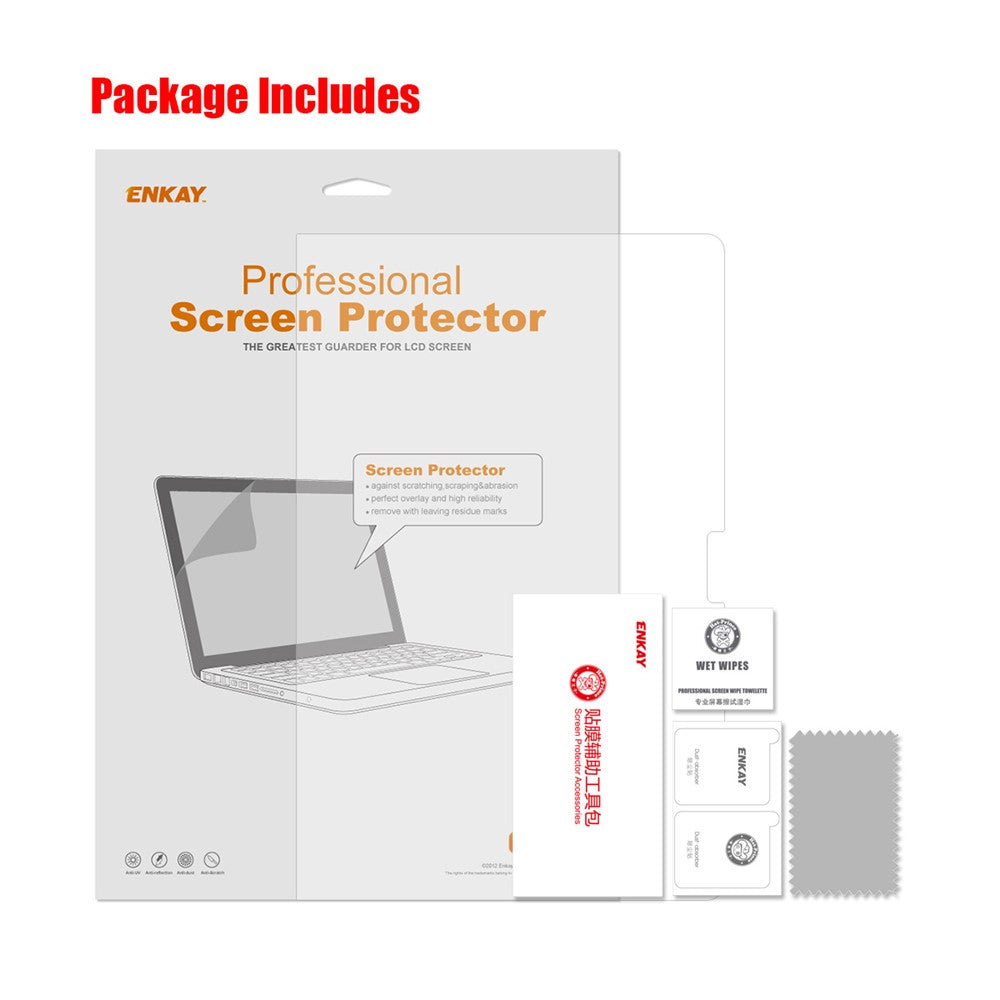 ENKAY HAT PRINCE For MacBook Pro 16 inch (2024) M4 A3403 / A3186 / (2023) M3 A2991 / M2 A2780 / (2021) (A2485) PET Screen Protector