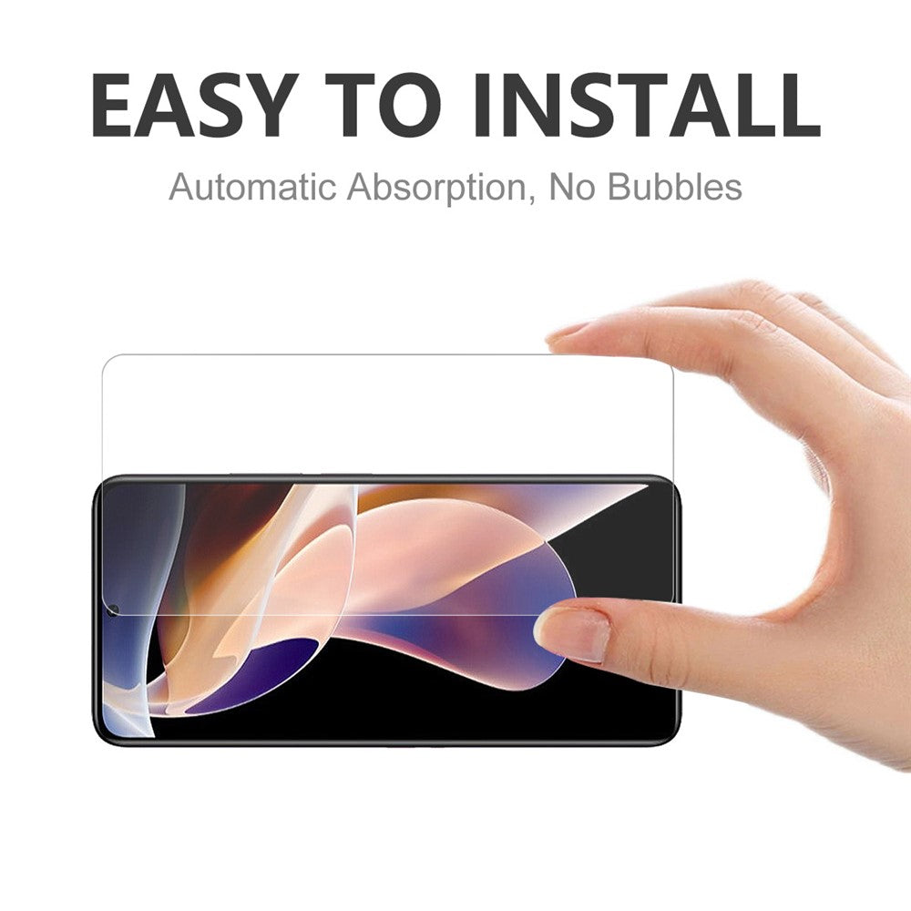ENKAY HAT PRINCE 0,26 mm 2,5D-skærmbeskyttelse med buede kanter, fingeraftryksresistent, hårdhed 9H, HD-film af hærdet glas til Xiaomi Redmi Note 11 5G (Kina) (MediaTek) / Redmi Note 11T 5G / Redmi Note 11S 5G / Redmi Note 11S 5G
