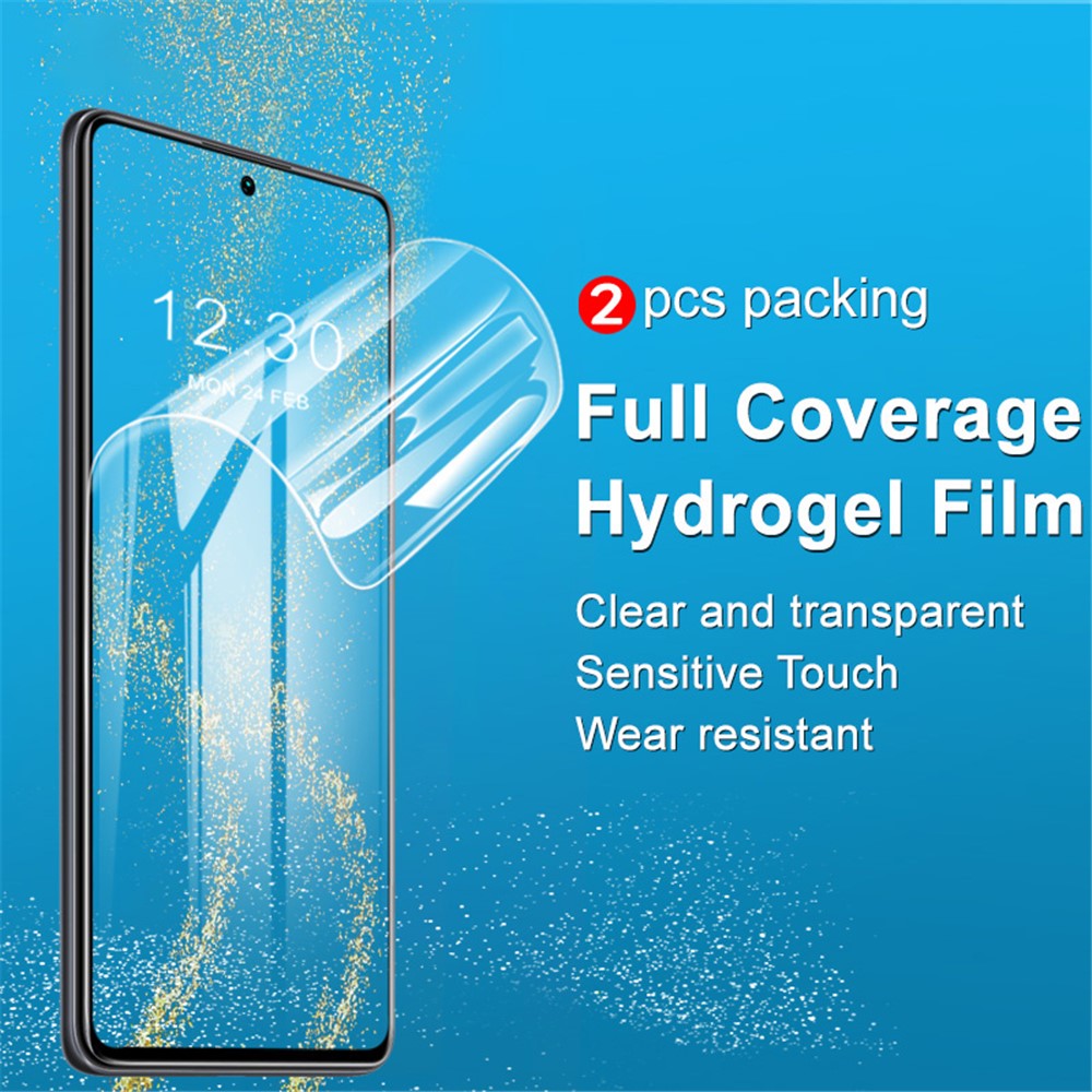 IMAK 2Pcs/Set Hydrogel Film III Full Coverage Transparent Soft TPU Protective Screen Protector for Xiaomi 11T / 11T Pro