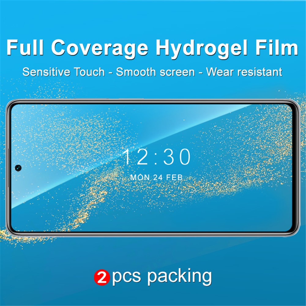 IMAK 2 st/set Hydrogelfilm III Heltäckande Transparent Mjukt TPU Skyddande Skärmskydd för Xiaomi 11T / 11T Pro