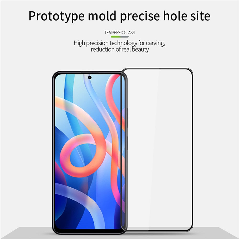 MOFI 3D Curved Full Glue Tempered Glass Screen Protector for Xiaomi Redmi Note 11 5G (China) (Mediatek) / Redmi Note 11T 5G / Redmi Note 11S 5G