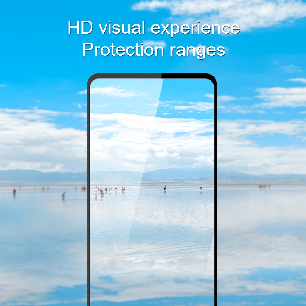 AMORUS Full Cover Full Glue 9H Hardness Secondary Hardening Silk Printing Tempered Glass Film for Samsung Galaxy M52 5G