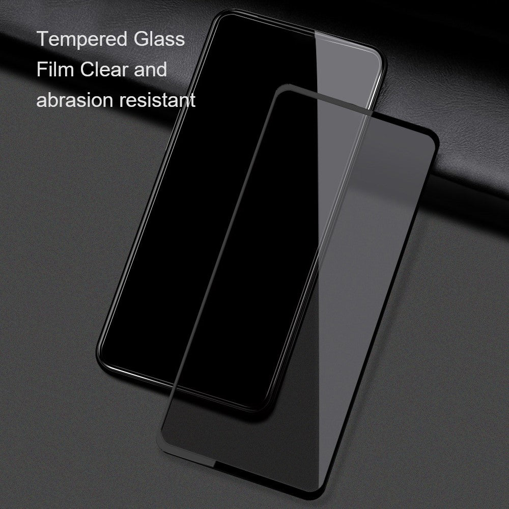 AMORUS Full Cover Full Glue 9H Hardness Secondary Hardening Silk Printing Tempered Glass Film for Samsung Galaxy M52 5G