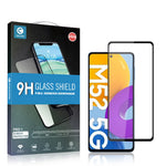 MOCOLO Silk Print Full Glue Full Coverage Ultra Clear Tempered Glass Screen Film for Samsung Galaxy M52 5G