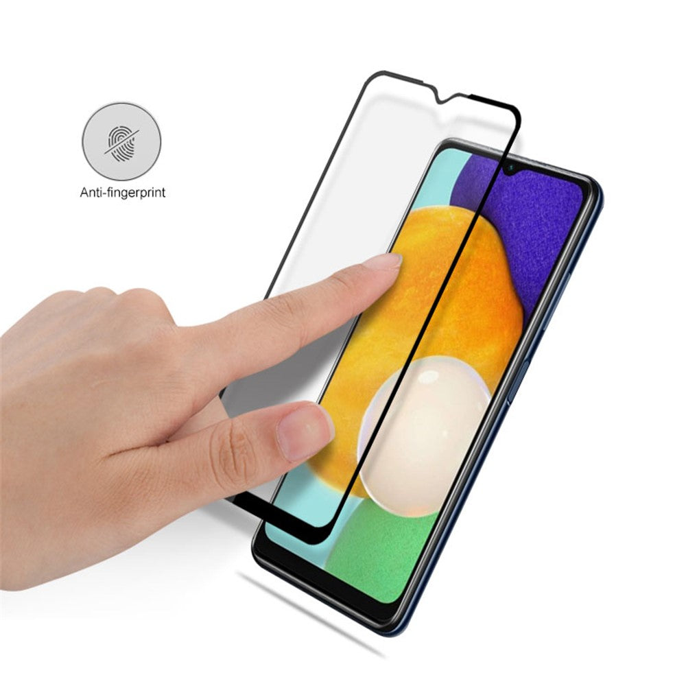 MOCOLO Silk Print Full Glue Arc Design Vattentätt Ultra Clear Härdat Glas Heltäckande Skärmskydd för Samsung Galaxy A13 5G