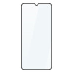 AMORUS Secondary Hardening Silk Printing Full Coverage Full Glue Clear Touch Tempered Glass Film for Samsung Galaxy S22 5G / S23