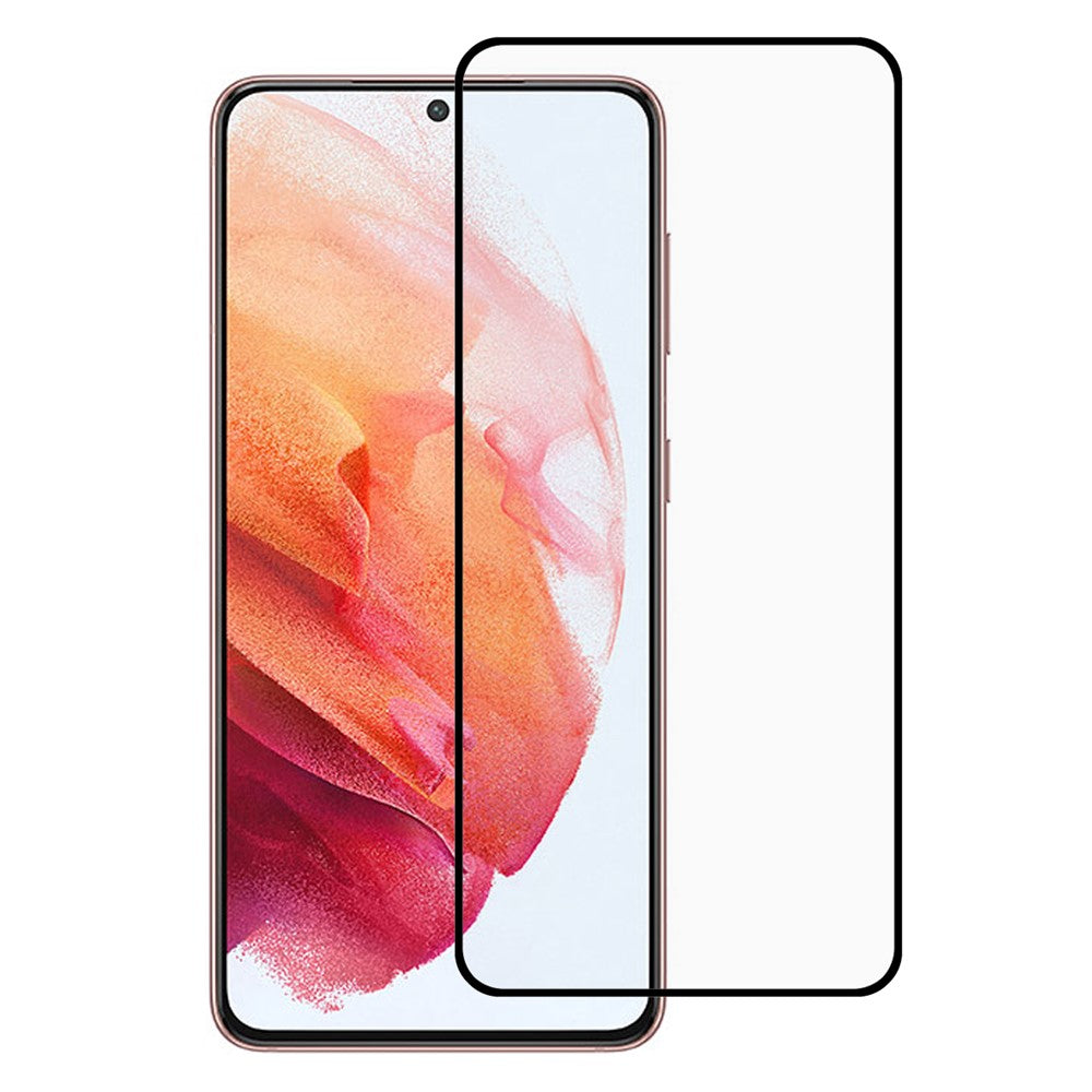 Heltäckande explosionsskyddande ultratunt silkestryck helhäftande härdat glas skärmskydd fingeravtryckslåsning för Samsung Galaxy S22 5G / S23