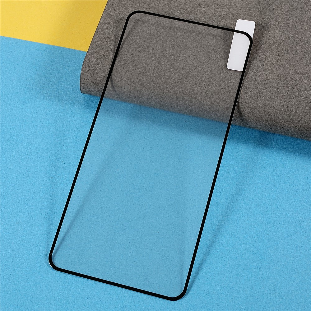 Full Coverage Anti-explosion Ultra-slim Silk Printing Full Glue Tempered Glass Screen Protector Fingerprint Unlock for Samsung Galaxy S22 5G / S23