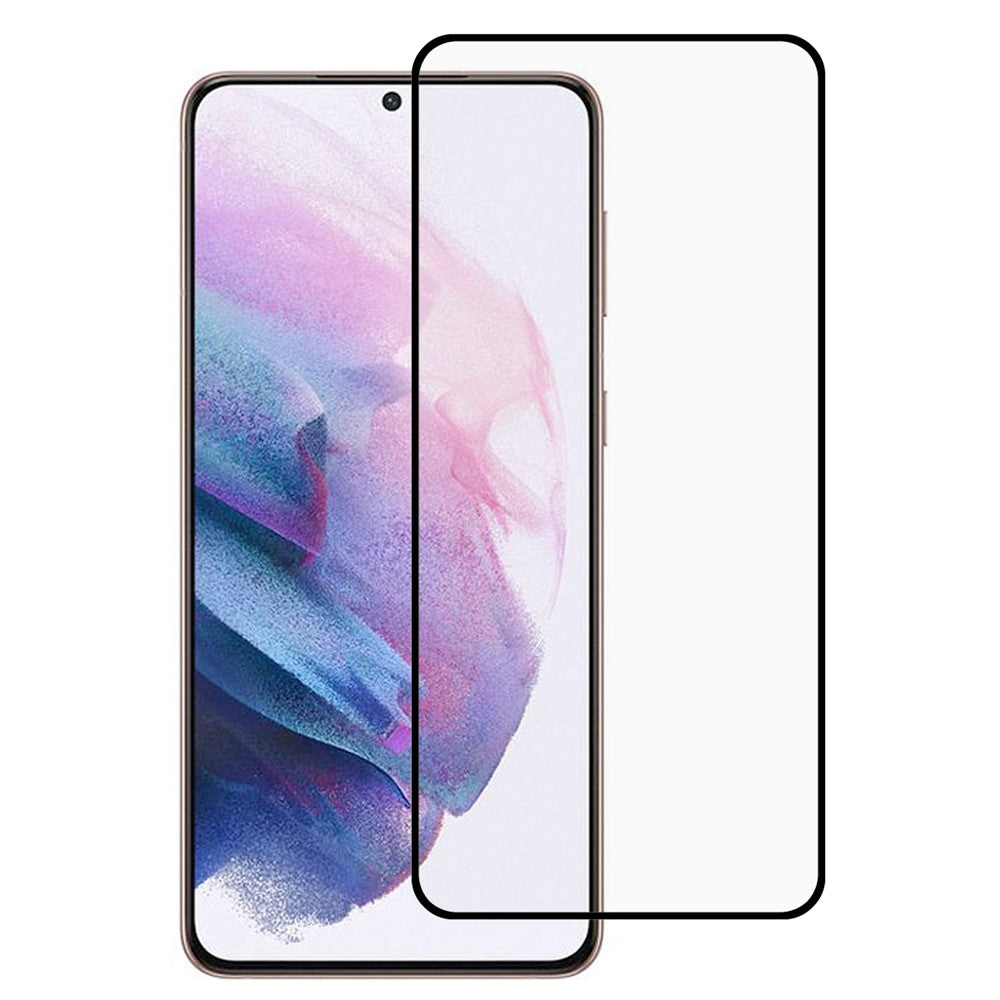 Silketryk, fulddækkende lim, eksplosionssikker, ultratynd skærmbeskytter i hærdet glas med fingeraftryksblokering til Samsung Galaxy S22+ 5G / S23+