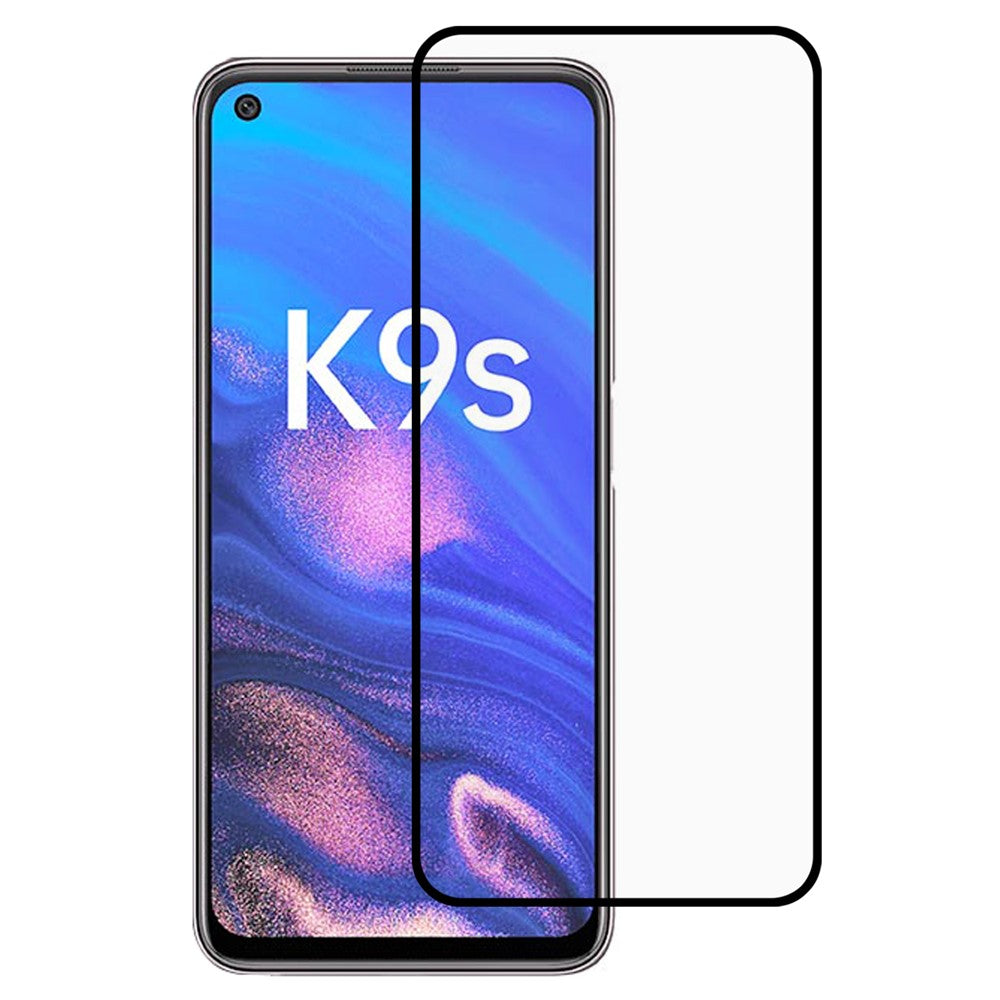 Anti-dust Screen Protective Film Clear Silk Printing Flexible Shockproof PET+TPU Screen Protector for Oppo K9s