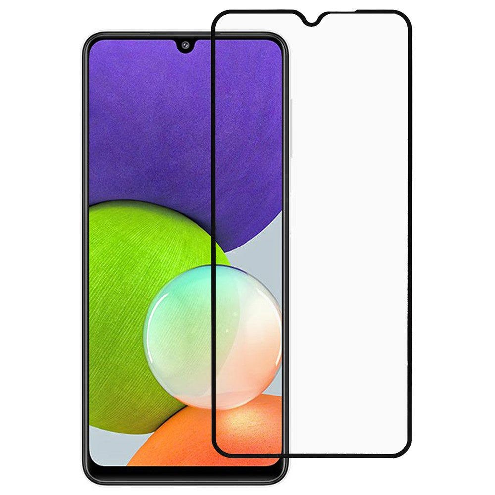 Ultra Clear PET + TPU Silk Printing Full Glue Full Screen Protective Film for Samsung Galaxy A22 4G (EU Version)