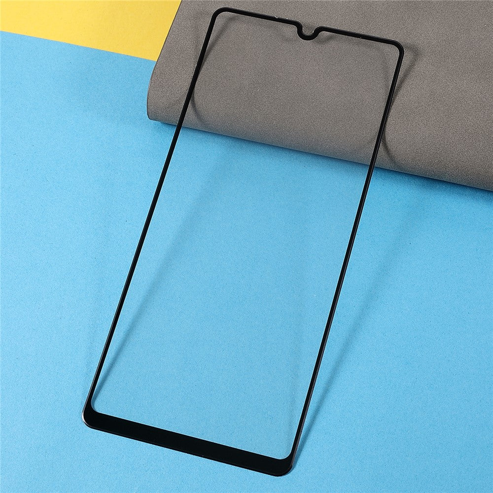 RURIHAI Anti-shock Fingeraftryksafvisende Fuldlim HD Klar PMMA Skærmbeskytter til Samsung Galaxy A42 5G/A12