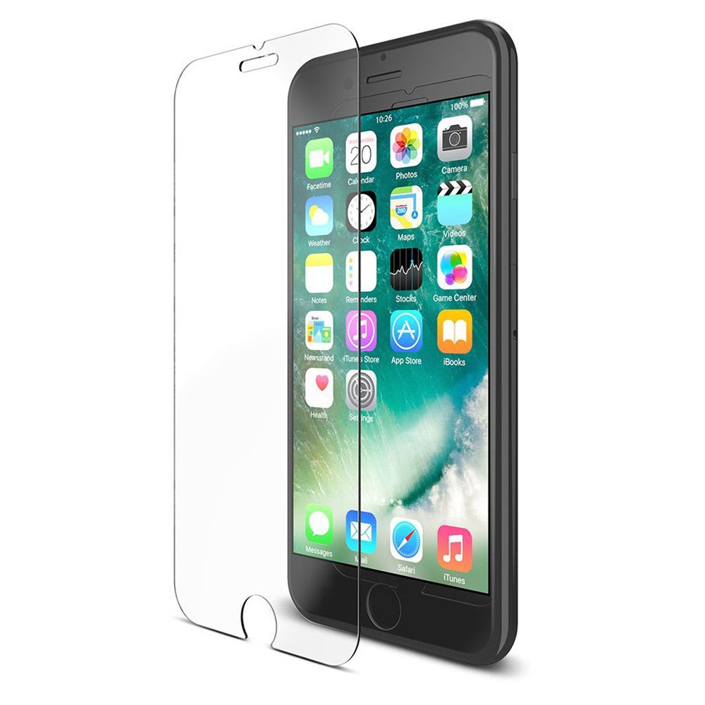 ENKAY HAT PRINCE til iPhone SE (2020)/SE (2022)/8/7 4.7 tommer 2.5D Hærdet Glas Skærmbeskytter Film 0.26mm 9H Buede Kanter