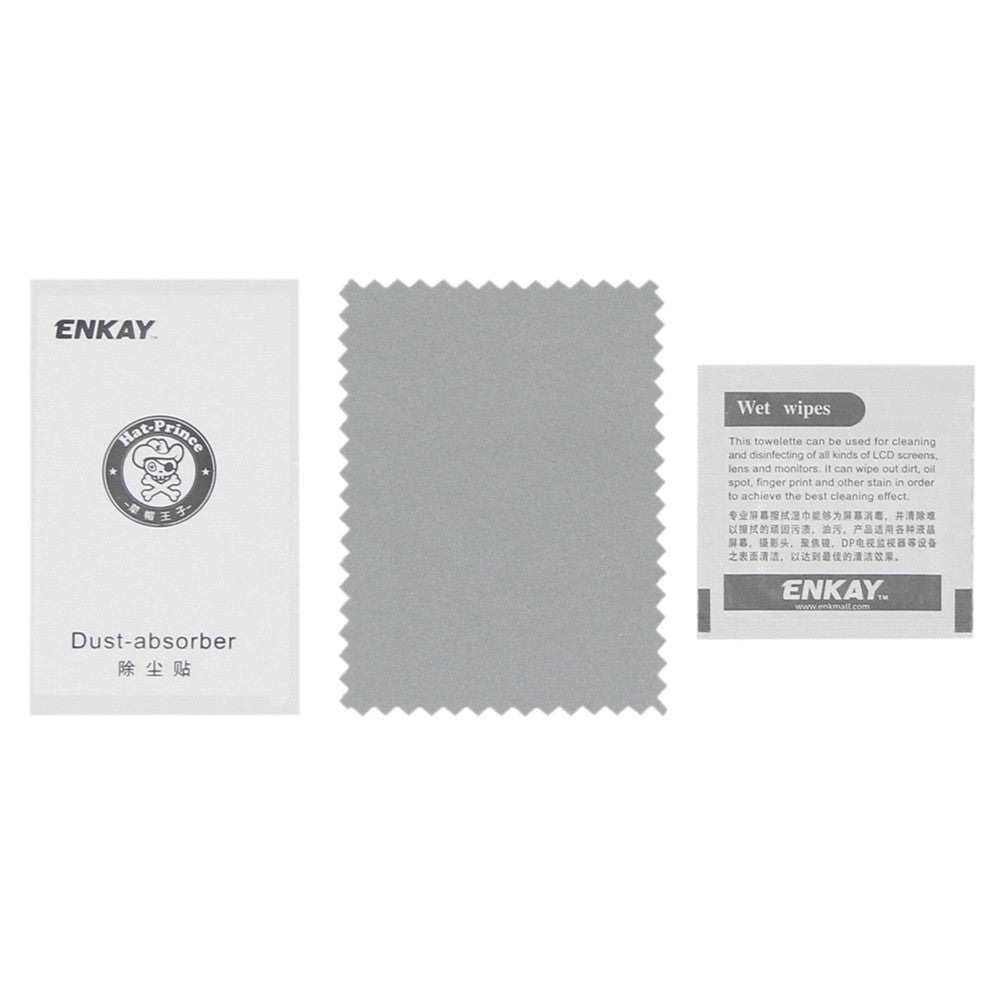 ENKAY HAT PRINCE for iPhone 8 Plus/7 Plus 2.5D Tempered Glass Screen Guard Film 0.26mm 9H Arc Edge