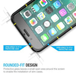 ENKAY HAT PRINCE for iPhone 8 Plus/7 Plus 2.5D Tempered Glass Screen Guard Film 0.26mm 9H Arc Edge