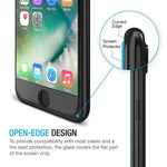 ENKAY HAT PRINCE for iPhone 8 Plus/7 Plus 2.5D Tempered Glass Screen Guard Film 0.26mm 9H Arc Edge