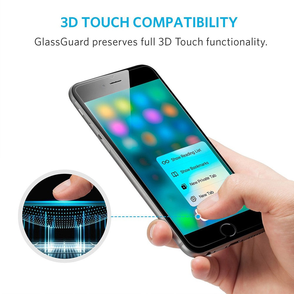 ENKAY HAT PRINCE for iPhone 8 Plus/7 Plus 2.5D Tempered Glass Screen Guard Film 0.26mm 9H Arc Edge