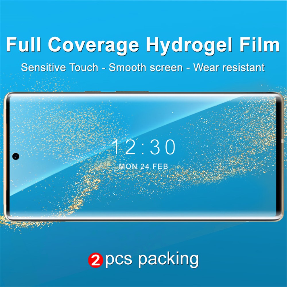 IMAK 2 stk./sæt Hydrogel Film III Anti-støv Fuld Dækning TPU Beskyttende Skærmbeskytter Film til Google Pixel 6 Pro