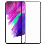 Ultra Clear Full Glue Full Size Black Edge Shatterproof AGC Glass Tempered Glass Screen Protector [0.1mm Thickness, Support Fingerprint Unlock] for Samsung Galaxy S22+ 5G / S23+