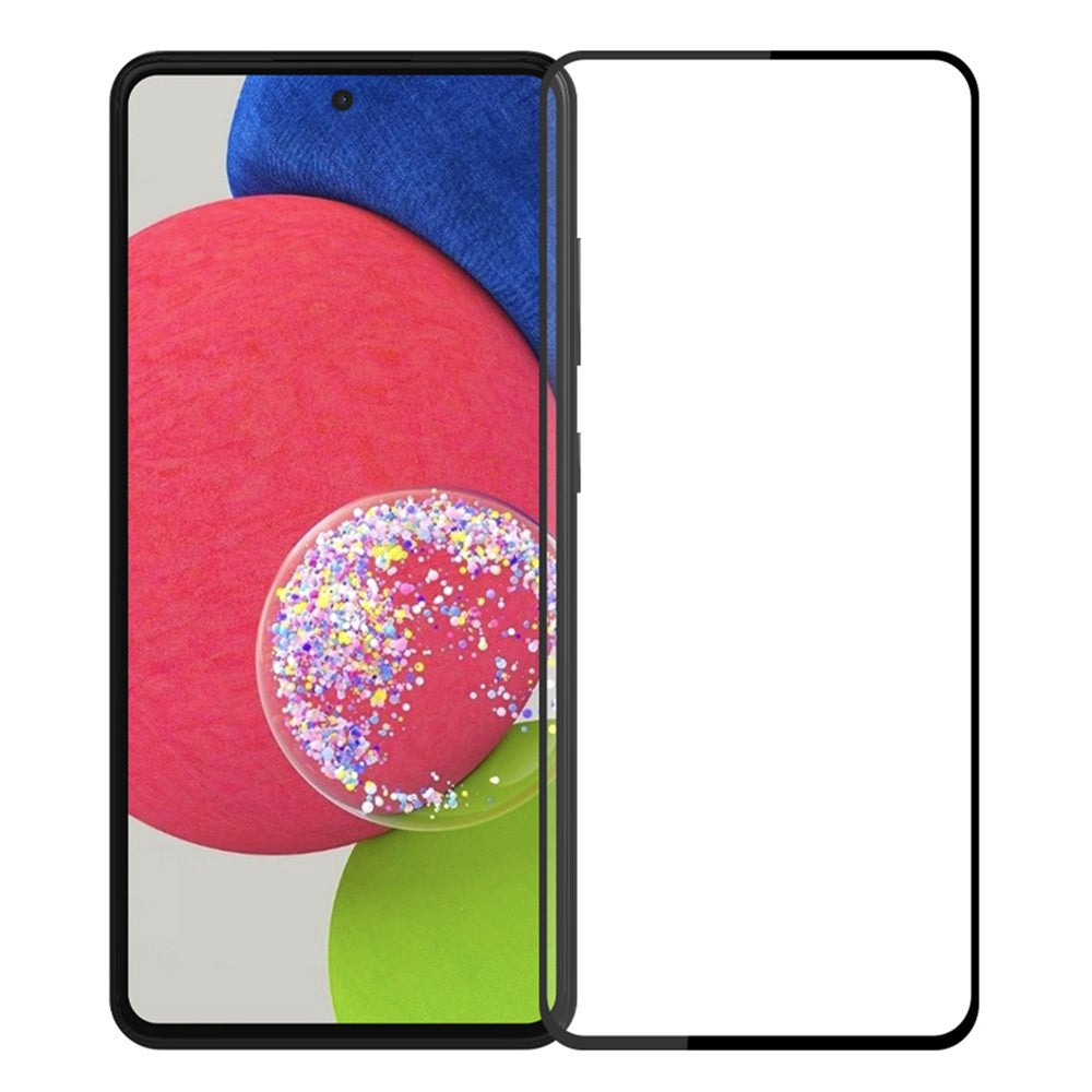 MOFI Anti-olje 9H hårdhet helskärm full lim 2.5D Arc Edge HD härdat glas skyddsfilm för Samsung Galaxy A53 5G