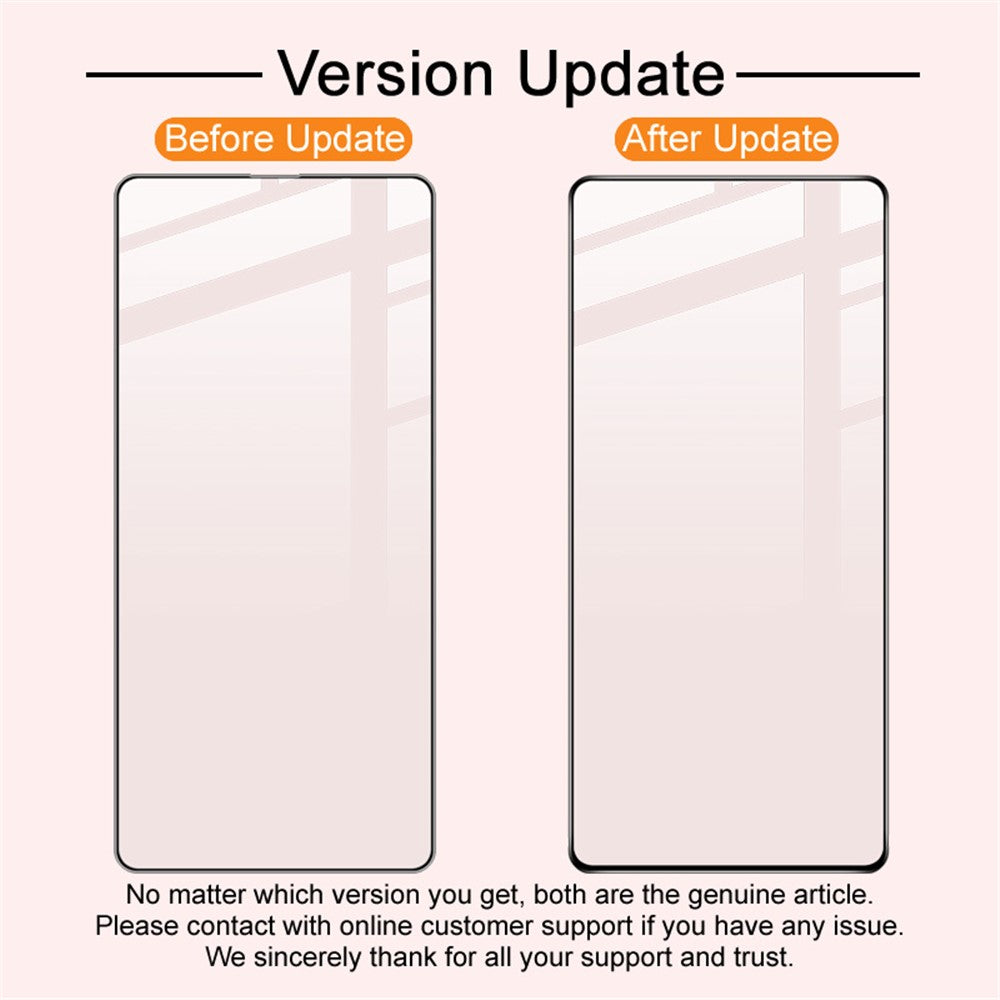 IMAK Pro+ Series 9H AGC Glass Guard Film Full Coverage Full Glue Anti-scratch Tempered Glass Screen Protector for Samsung Galaxy A53 5G