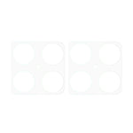 2Pcs/Set Anti-fingerprint Anti-scratch 3D Arc Edge Camera Lens Protector Tempered Glass Film for OnePlus 10 Pro 5G