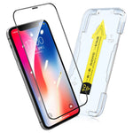HAT PRINCE Full Glue Ultra Clear Härdat Glas Film Helskärmsskydd med Enkelt Monteringsverktyg för iPhone 11 Pro 5,8 tum/iPhone XS 5,8 tum/iPhone X