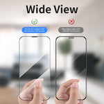 HAT PRINCE For iPhone 12 mini 5.4 inch Arc Edge Full Screen Coverage Full Glue Tempered Glass Film Screen Protector with Easy Installation Tool