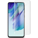 IMAK 2 st/set Hydrogelfilm III Ultraklar Heltäckande TPU Mjuk Skärmskyddsfilm för Samsung Galaxy S21 FE 5G