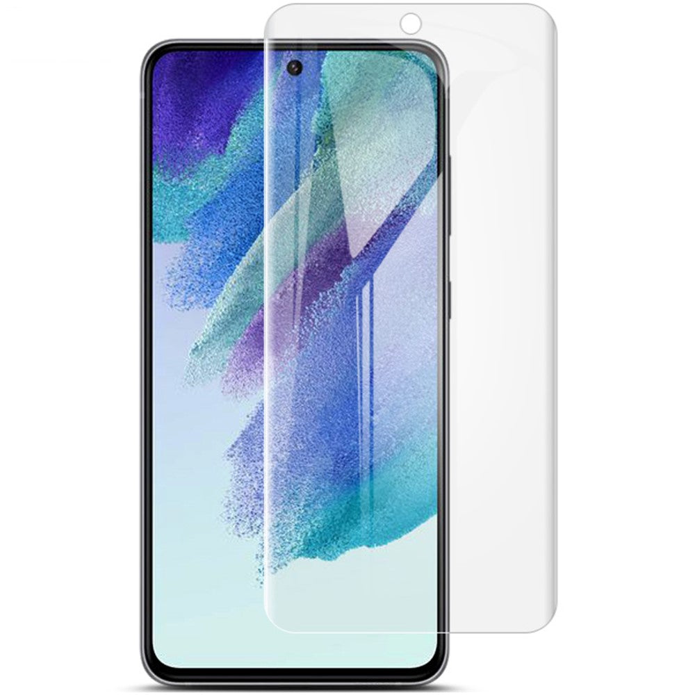 IMAK 2 st/set Hydrogelfilm III Ultraklar Heltäckande TPU Mjuk Skärmskyddsfilm för Samsung Galaxy S21 FE 5G