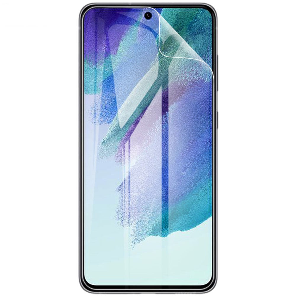 IMAK 2 st/set Hydrogelfilm III Ultraklar Heltäckande TPU Mjuk Skärmskyddsfilm för Samsung Galaxy S21 FE 5G