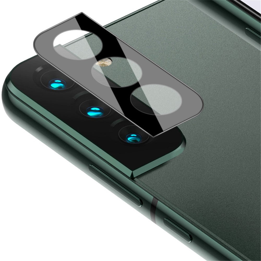 IMAK HD Anti-olje Anti-fläckar Härdat Glas Film Kameraskydd Linsskydd (Svart Version) för Samsung Galaxy S22 5G/S22+ 5G