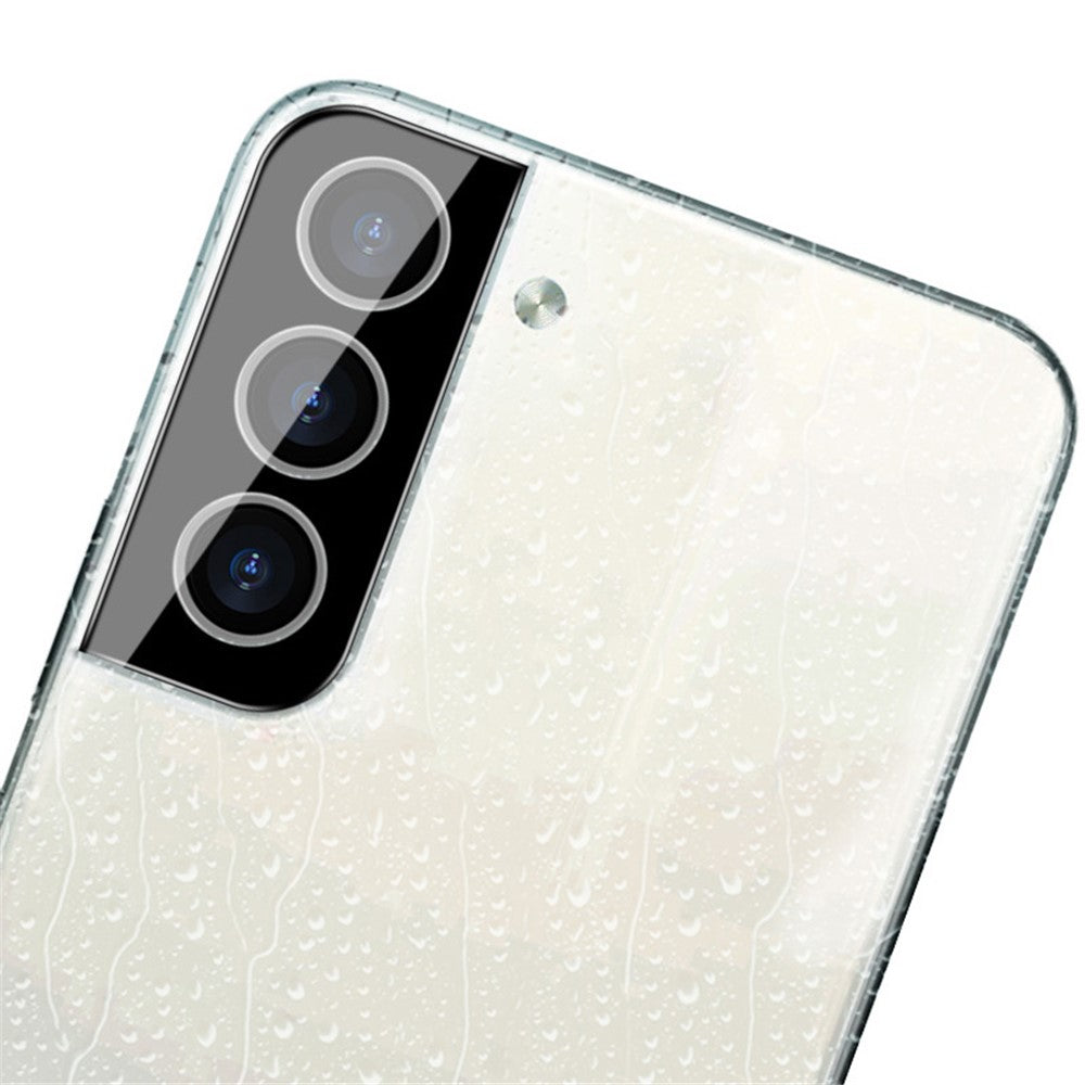 IMAK HD Anti-olje Anti-fläckar Härdat Glas Film Kameraskydd Linsskydd (Svart Version) för Samsung Galaxy S22 5G/S22+ 5G