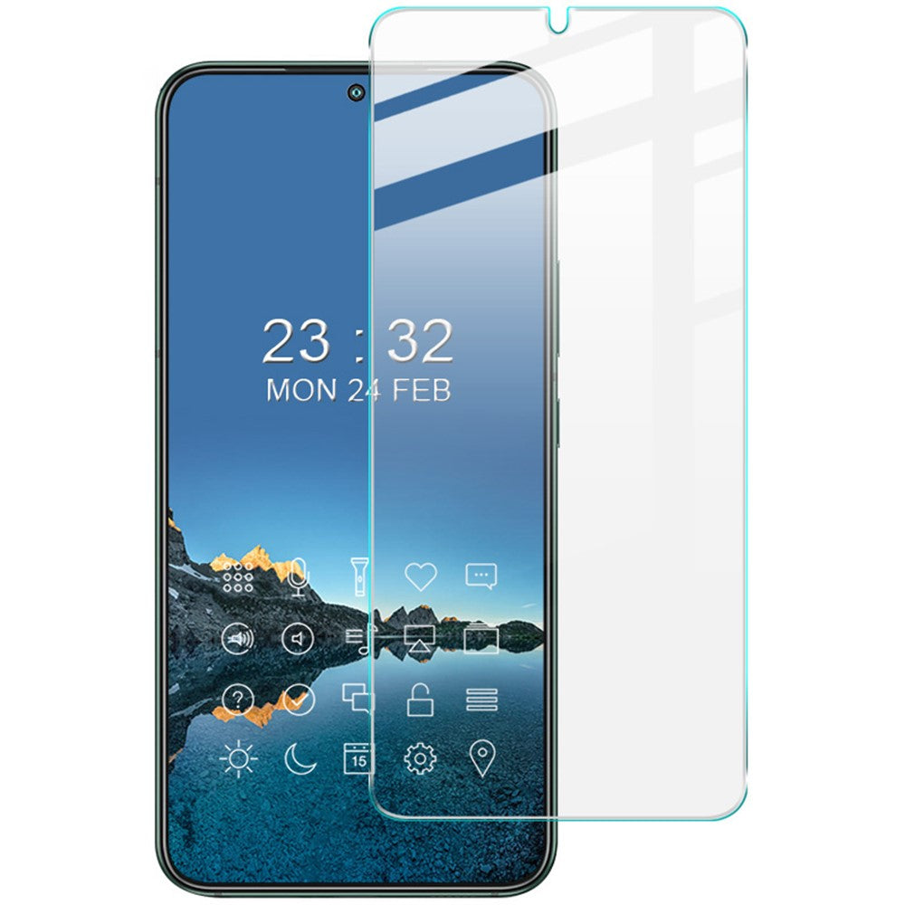 IMAK H Series Anti-explosion Ultra-thin Arc Edge HD Good Protection Tempered Glass Screen Protector for Samsung Galaxy S22+ 5G / S23+
