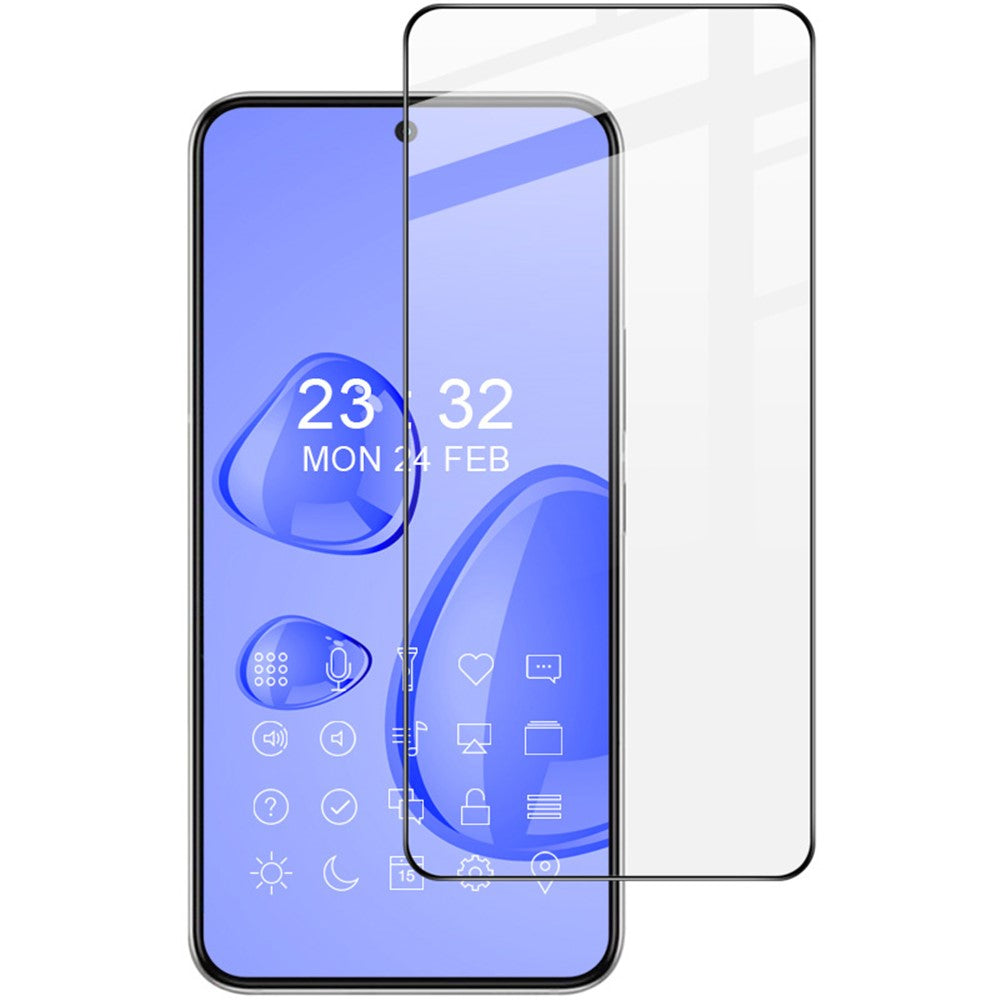 IMAK Pro+ Series Anti-scratch 9H Hardness AGC Glass Film Full Glue Full Coverage Tempered Glass Screen Protector for Samsung Galaxy S22+ 5G / S23+