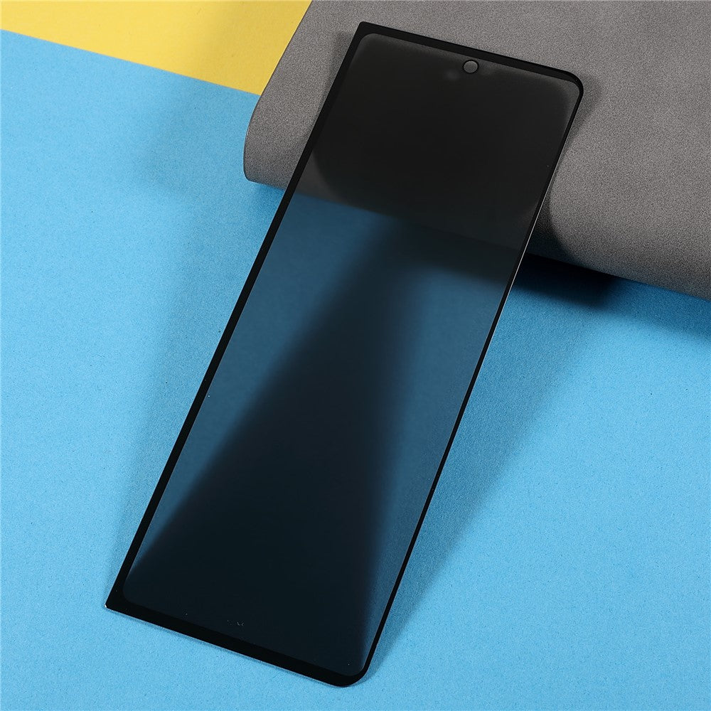 Anti-peep Full Glue Tempered Glass Front Screen Protector + Full Glue Clear TPU Film + Full Glue Glass Phone Back Protector for Samsung Galaxy Z Fold3 5G